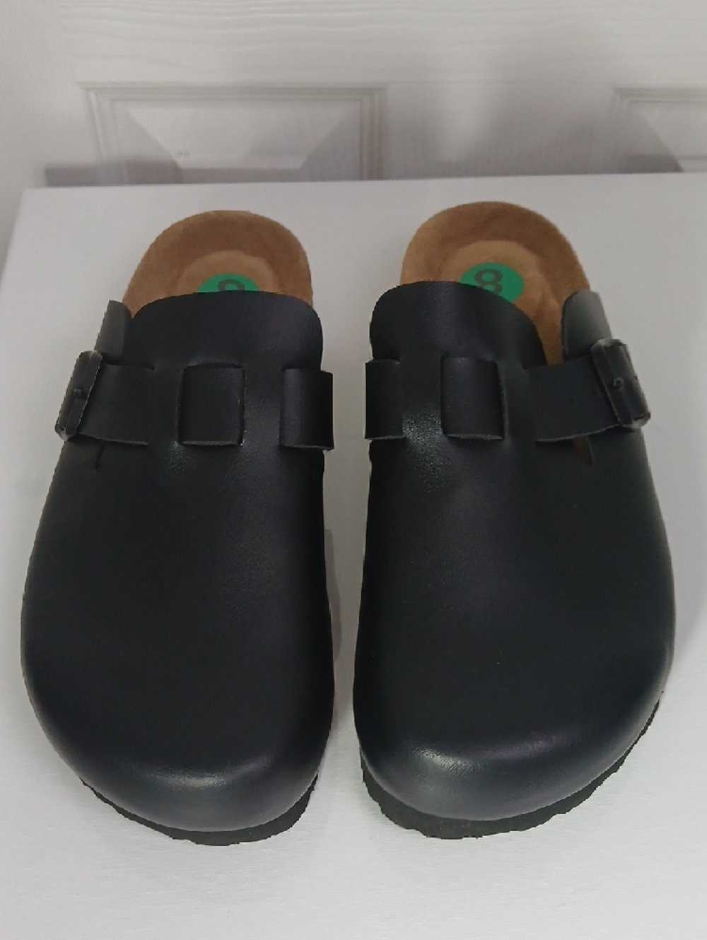 Cushionaire Black Slip-On Clog Mules - Picture 2 of 16